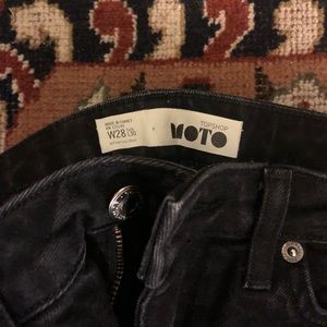 Topshop Moto straight leg jeans